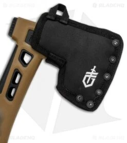 Gerber -Gerber Gerber 15in Bushcraft Axe Black FDE GFN BHQ 120865 jr sheath