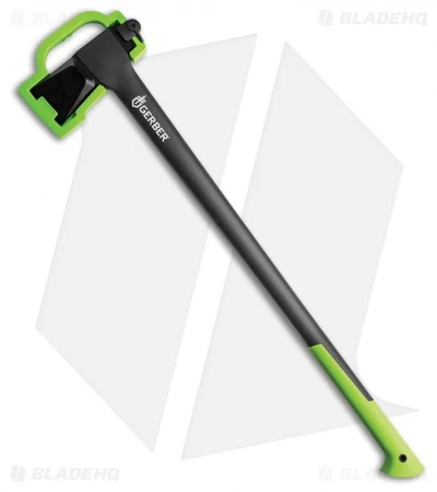 Gerber 36" Power Splitting Axe Black/Green Glass Filled Nylon (31-003636) 2 Gerber 36" Power Splitting Axe Black/Green Glass Filled Nylon (31-003636) - Image 2