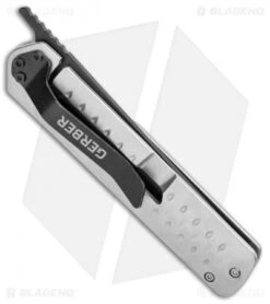 Gerber Ayako Frame Lock Knife Gray Aluminum (3.5" Black) 30-001689 -Gerber Gerber Ayako FL Gray Aluminum Black 30 001689 BHQ 105514 jr side