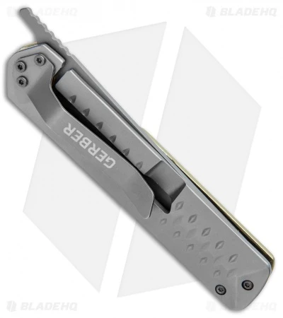 Gerber Ayako Frame Lock Knife Green Aluminum (3.5" Gray) 30-001690 3 Gerber Ayako Frame Lock Knife Green Aluminum (3.5" Gray) 30-001690 - Image 3