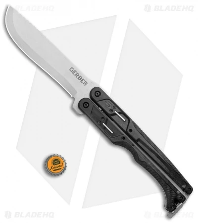 Gerber Doubledown QuadLock Knife Black (6.8" Stonewash) 30-001536N 5 Gerber Doubledown QuadLock Knife Black (6.8" Stonewash) 30-001536N - Image 5