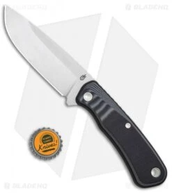 Gerber Downwind Drop Point Fixed Blade Knife Black (4.3" Satin) 30-001816 7 Gerber Downwind Drop Point Fixed Blade Knife Black (4.3" Satin) 30-001816 -Gerber Gerber Downwind DP Fixed Black Satin BHQ 120848 jr bottlecap