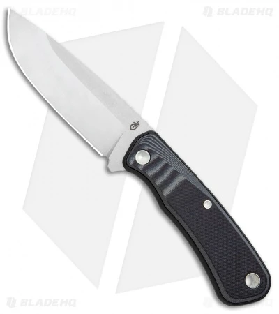 Gerber Downwind Drop Point Fixed Blade Knife Black (4.3" Satin) 30-001816 1 Gerber Downwind Drop Point Fixed Blade Knife Black (4.3" Satin) 30-001816