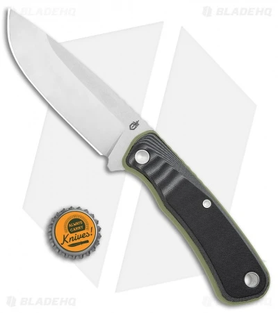 Gerber Downwind Drop Point Fixed Blade Flat Sage Green (4.3" Satin) 30-001818 4 Gerber Downwind Drop Point Fixed Blade Flat Sage Green (4.3" Satin) 30-001818 - Image 4