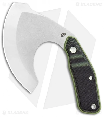 Gerber Downwind Ulu Fixed Blade Knife Flat Sage Green G-10 (3.5" SS) 30-001824 1 Gerber Downwind Ulu Fixed Blade Knife Flat Sage Green G-10 (3.5" SS) 30-001824