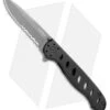 Gerber EVO Liner Lock Knife Black Aluminum (2.75" Gray Serr)