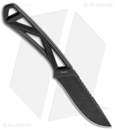 Gerber EXO-MOD Drop Point Fixed Blade Knife Black (Stonewash) 30-001800 2 Gerber EXO-MOD Drop Point Fixed Blade Knife Black (Stonewash) 30-001800 - Image 2