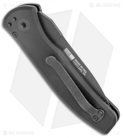 Gerber Empower Automatic Knife Black Armor Grip Serrated (3.25" Black) 30-001636 3 Gerber Empower Automatic Knife Black Armor Grip Serrated (3.25" Black) 30-001636 - Image 3