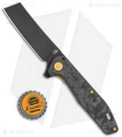 Gerber Fastball Exclusive Knife Cleaver Marbled CF (3" Black 20CV) -Gerber Gerber Fastball Exclusive Cleaver Marbled CF G 10 Black BHQ 118376 jr bottlecap