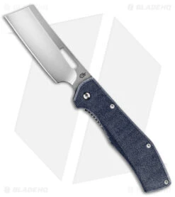 Gerber Flatiron Cleaver Frame Lock Knife Blue Micarta (3.6" Satin)