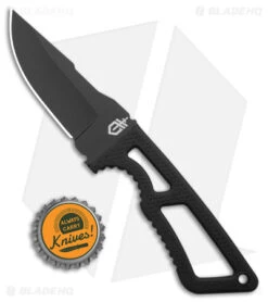 Gerber Ghostrike Fixed Blade Knife Black (3.25" Black) 30-001005 -Gerber Gerber Ghostrike Fixed Blade Black Black BHQ 23922 jr bottlecap