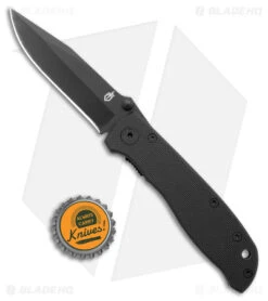 Gerber Harsey Air Ranger Liner Lock Knife Black G-10 (3.3" Black) 31-002950 -Gerber Gerber Harsey Air Ranger LL Black G 10 Black BHQ 26864 jr bottlecap