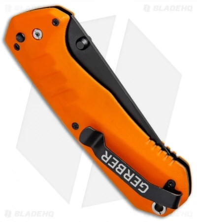 Gerber Haul A/O Spring Assisted Knife Orange GFN (3.1" Black) 30-001398 3 Gerber Haul A/O Spring Assisted Knife Orange GFN (3.1" Black) 30-001398 - Image 3
