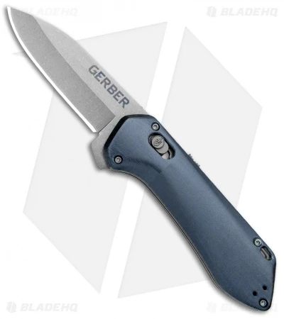 Gerber Highbrow Compact A/O Spring Assisted Knife Blue (2.8" Stonewash) 1 Gerber Highbrow Compact A/O Spring Assisted Knife Blue (2.8" Stonewash)
