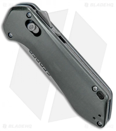 Gerber Highbrow Compact A/O Spring Assisted Knife Gray (2.8" Stonewash Serr) 2 Gerber Highbrow Compact A/O Spring Assisted Knife Gray (2.8" Stonewash Serr) - Image 2