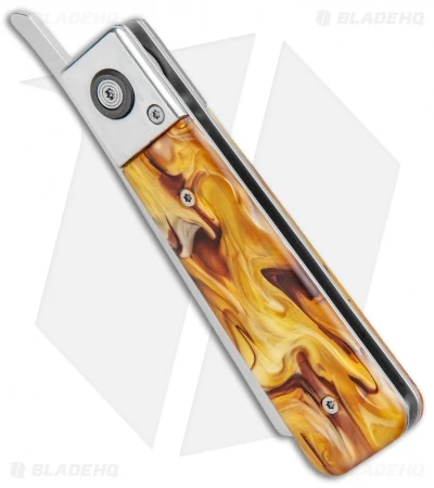 Gerber Jukebox Front Flipper Liner Lock Knife Tortoise (2.75" Satin) 2 Gerber Jukebox Front Flipper Liner Lock Knife Tortoise (2.75" Satin) - Image 2