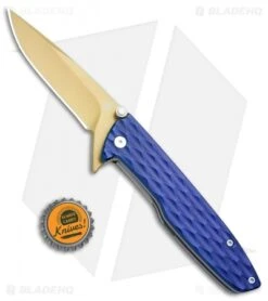 Gerber One-Flip Liner Lock Knife Blue Aluminum (3.2" Gold) 30-001354 7 Gerber One-Flip Liner Lock Knife Blue Aluminum (3.2" Gold) 30-001354 -Gerber Gerber One Flip LL Blue Alum Gold 30 001354 BHQ 67405 jr bottlecap 2