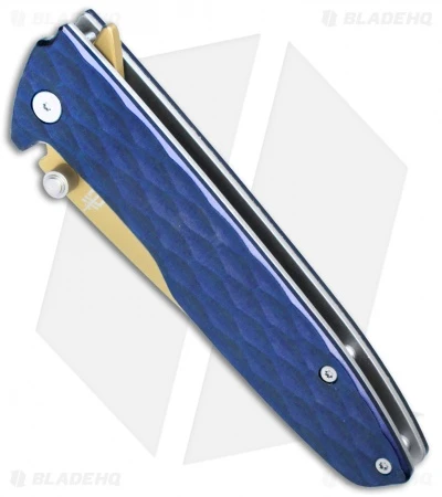 Gerber One-Flip Liner Lock Knife Blue Aluminum (3.2" Gold) 30-001354 2 Gerber One-Flip Liner Lock Knife Blue Aluminum (3.2" Gold) 30-001354 - Image 2