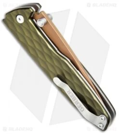 Gerber One-Flip Liner Lock Knife Green (3.2" Bronze) 30-001353 -Gerber Gerber One Flip LL Green Bronze 30 001353 BHQ 67404 jr side 2