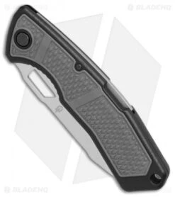 Gerber Order Lockback Knife Black/Gray (3.125" Gray) 30-001251 -Gerber Gerber Order black gray gray BHQ 74678 er spine