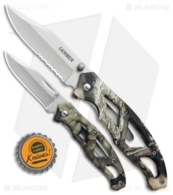Gerber Paraframe & Mini Paraframe Folding Knife Combo Pack (Set Of 2) 31-003207 -Gerber Gerber Paraframe Mini Paraframe Combo Pack 31 003207 BHQ 76889 jr bottlecap