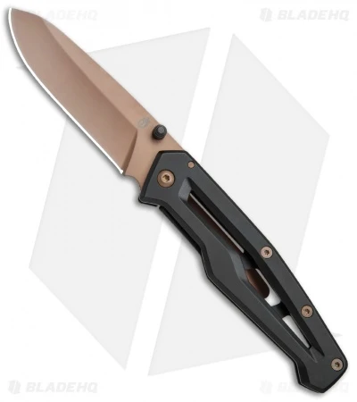 Gerber Paralite Frame Lock Knife Black (3" Rose) 30-001344 1 Gerber Paralite Frame Lock Knife Black (3" Rose) 30-001344