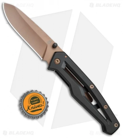 Gerber Paralite Frame Lock Knife Black (3" Rose) 30-001344 4 Gerber Paralite Frame Lock Knife Black (3" Rose) 30-001344 - Image 4