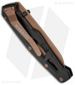 Gerber Paralite Frame Lock Knife Black (3" Rose) 30-001344 7 Gerber Paralite Frame Lock Knife Black (3" Rose) 30-001344 -Gerber Gerber Paralite FL Black Rose 30 001344 BHQ 67406 jr side