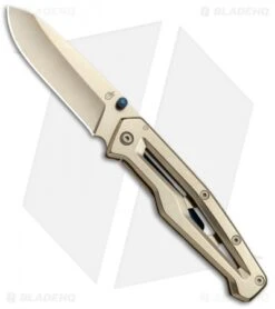 Gerber Paralite Frame Lock Knife Champagne (3" Champagne) 30-001345