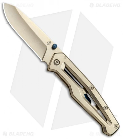 Gerber Paralite Frame Lock Knife Champagne (3" Champagne) 30-001345 1 Gerber Paralite Frame Lock Knife Champagne (3" Champagne) 30-001345