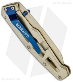 Gerber Paralite Frame Lock Knife Champagne (3" Champagne) 30-001345 7 Gerber Paralite Frame Lock Knife Champagne (3" Champagne) 30-001345 -Gerber Gerber Paralite FL Champagne 30 001345 BHQ 67407 jr side 2