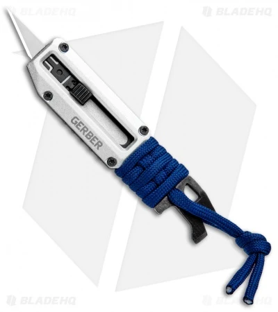 Gerber Prybrid-X Razor Blade Utility Knife Gray/Blue 31-003741 1 Gerber Prybrid-X Razor Blade Utility Knife Gray/Blue 31-003741