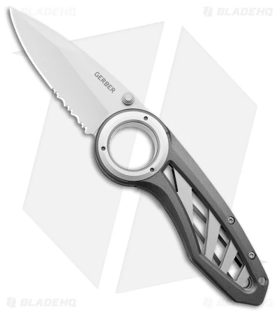 Gerber Remix Liner Lock Knife Gray Aluminum (3" Bead Blast) G41969 1 Gerber Remix Liner Lock Knife Gray Aluminum (3" Bead Blast) G41969