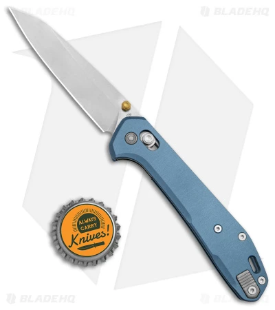 Gerber Savvy Pivot Lock Knife Urban Blue Aluminum (3.5" SW 20CV) 30-001845 4 Gerber Savvy Pivot Lock Knife Urban Blue Aluminum (3.5" SW 20CV) 30-001845 - Image 4