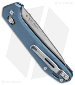 Gerber Savvy Pivot Lock Knife Urban Blue Aluminum (3.5" SW 20CV) 30-001845 6 Gerber Savvy Pivot Lock Knife Urban Blue Aluminum (3.5" SW 20CV) 30-001845 -Gerber Gerber Savvy Folding Urban Blue Aluminum SW BHQ 143218 jr side