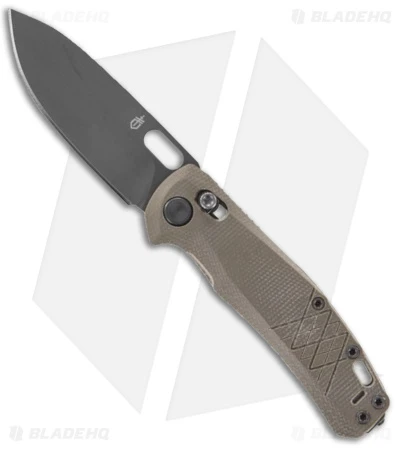 Gerber Scout Assisted Opening Knife Tan Micarta / Gray 1 Gerber Scout Assisted Opening Knife Tan Micarta / Gray