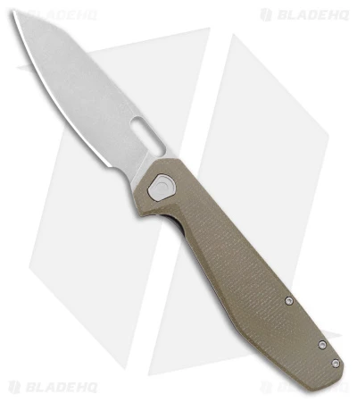 Gerber Slimsada Frame Lock Knife Olive Micarta (3.45" Stonewash) 1 Gerber Slimsada Frame Lock Knife Olive Micarta (3.45" Stonewash)