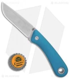 Gerber Spine Fixed Blade Knife Cyan Blue (3.75 Stonewash) 30-001498 -Gerber Gerber Spine Cyan Blue SW BHQ 81306 er bottlecap