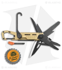 Gerber Stake Out 11-in-1 Multi-Tool Champagne 30-001744 -Gerber Gerber State Out Champagne Black BHQ 145767 jr bottlecap