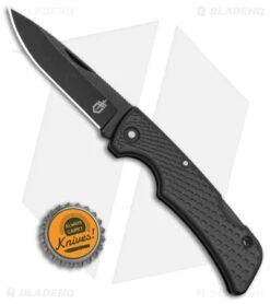 Gerber US1 Folding Lockback Knife Gray Rubber (2.5" Black) 7 Gerber US1 Folding Lockback Knife Gray Rubber (2.5" Black) -Gerber Gerber US1 Folding Lockback Knife Gray Rubber Black BHQ 53931 kp bottle cap