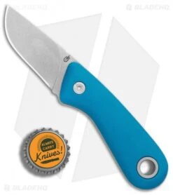Gerber Vertebrae Fixed Blade Knife Cyan Blue (2.4" Satin) 30-001499 7 Gerber Vertebrae Fixed Blade Knife Cyan Blue (2.4" Satin) 30-001499 -Gerber Gerber Vertebrae Cyan Blue Satin BHQ 81308 er bottlecap