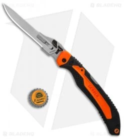 Gerber Vital Big Game Manual Folding Knife Orange ABS (3" Satin) G3053 -Gerber Gerber Vital Big Game Maual Orange ABS Satin 31 003053 BHQ 73318 jr bottlecap