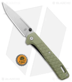 Gerber Zilch Liner Lock Knife Light Green FRN (3.1" Stonewash) -Gerber Gerber Zilch Liner Lock Knife Light Green FRN Stonewash BHQ 179089 kc bottlecap