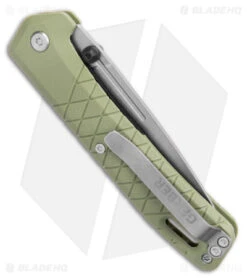 Gerber Zilch Liner Lock Knife Light Green FRN (3.1" Stonewash) -Gerber Gerber Zilch Liner Lock Knife Light Green FRN Stonewash BHQ 179089 kc side
