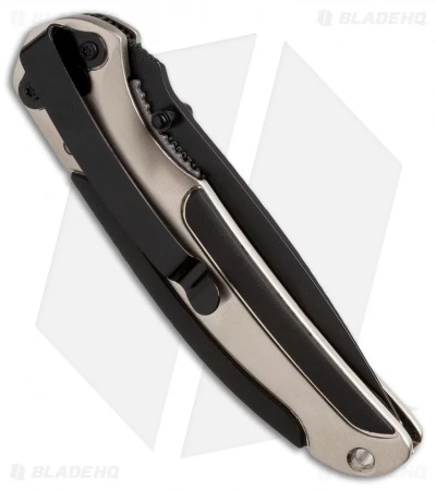 Gerber AR 3.00 Black Liner Lock Knife (2.94" Black Serr) 2 Gerber AR 3.00 Black Liner Lock Knife (2.94" Black Serr) - Image 2