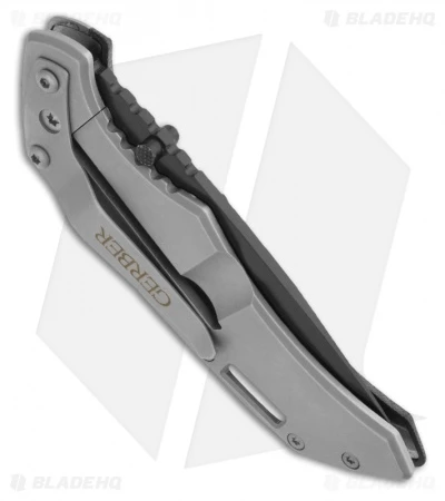 Gerber Contrast Frame Lock Knife G10/Steel (3" Black Serr) 0259 2 Gerber Contrast Frame Lock Knife G10/Steel (3" Black Serr) 0259 - Image 2