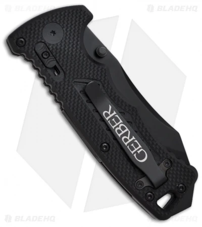 Gerber DMF G-10 Manual Folding Knife Tanto (3.5" Black Serr) 0583 2 Gerber DMF G-10 Manual Folding Knife Tanto (3.5" Black Serr) 0583 - Image 2