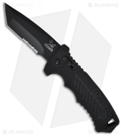 Gerber DMF G-10 Manual Folding Knife Tanto (3.5" Black Serr) 0583 1 Gerber DMF G-10 Manual Folding Knife Tanto (3.5" Black Serr) 0583