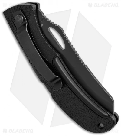 Gerber E-Z Out DPSF Lockback Knife (3.5" Black Serr) 22-01648G 2 Gerber E-Z Out DPSF Lockback Knife (3.5" Black Serr) 22-01648G - Image 2
