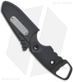 Gerber Epic Fixed Blade Knife (3.45" Gray Serr) 0176 -Gerber gerber epic serrated 30 000176 sheath